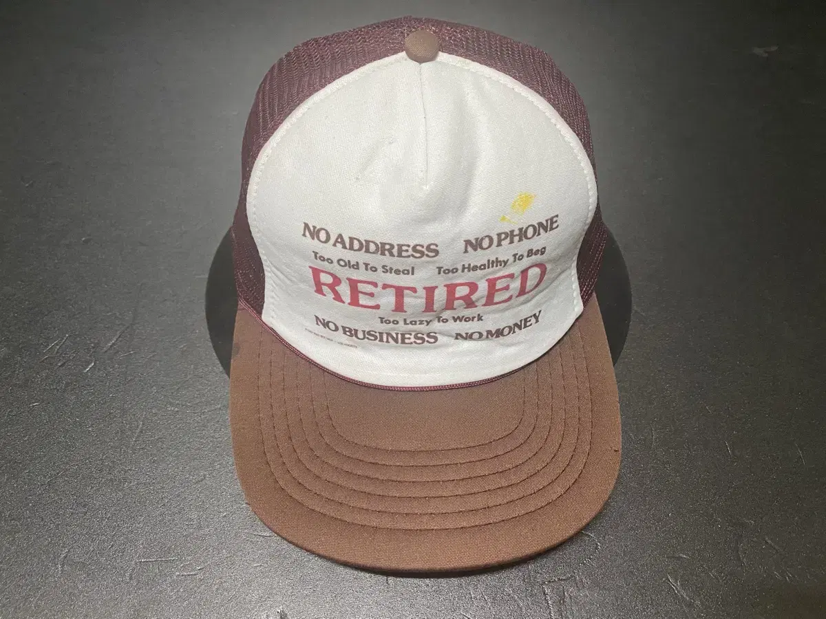 Retired vintage trucker cap